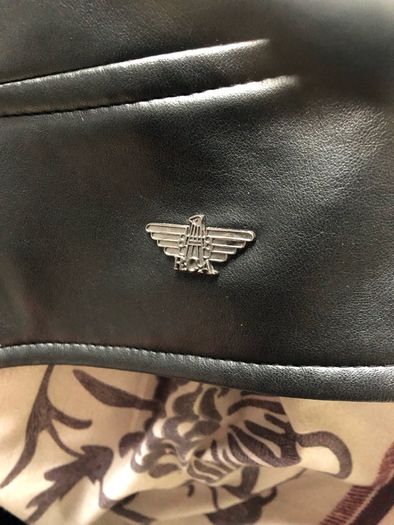 Faux leather jacket