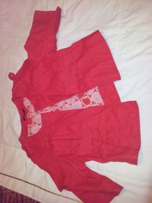 Red Linen Jacket