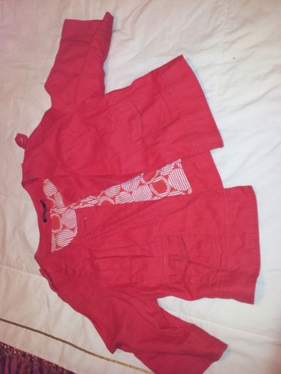 Red Linen Jacket