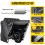 Universal Waterproof Motorcycle Cover Outdoor Shelter Protection Moto Accessories Storage Garage Use for Dust Rain Snow UV Image 3