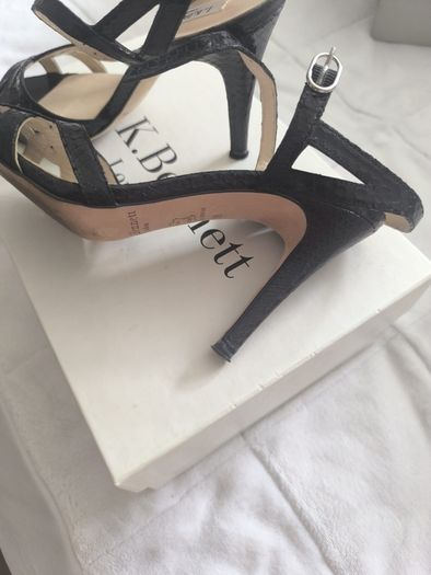 L. K. Bennett Black Strappy Shoes