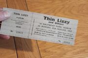 Thin Lizzy replica concert ticket