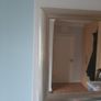 Large Silver coloured framed mirror Image 2