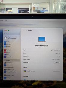 Macbook Air M1 13.3 | 8gb Ram | 256gb Ssd | 189 Cycles
