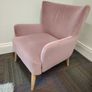 Blush pink Armchairs (3 available) Image 3