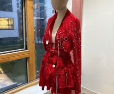 Punk Rock Red Outfit