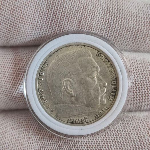 2 Reichsmark 1937 A Berlin WW2 Silver Coin third Reich