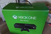 Xbox One 500GB console,  boxed with controller and cables.