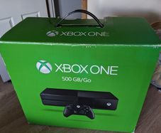 Xbox One 500GB console,  boxed with controller and cables.