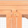 Animal Rabbit Cage Outdoor Run Wood Image 6