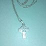 925 silver celtic cross & chain Image 2