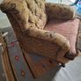 Vintage Upholstered Armchair Image 3
