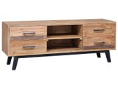 TV Cabinet 120x30x45 cm Solid Teak