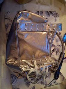 silver/ pewter small bag