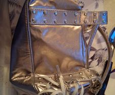 silver/ pewter small bag