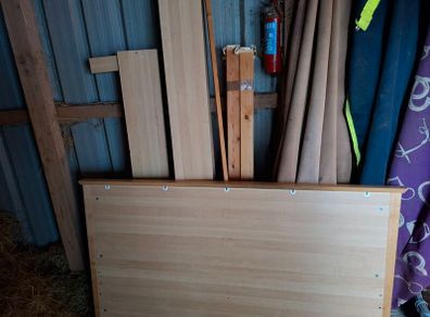 Wooden Double Bed