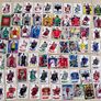 Mixture of Panini and Match Attax cards from 23/24, 24/25, 25/26 seasons Image 2