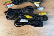 Assorted AV cables