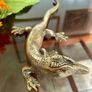 Peerage Brass Lizard Post War 1950s 25 cm Image 6