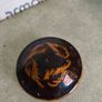 Vintage  Flower holder or seant stick holder fieled with dry flowers. Image 2