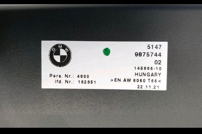 Genuine BMW 3 Series G21 Touring Rear Load Net / Dog Guard Cover