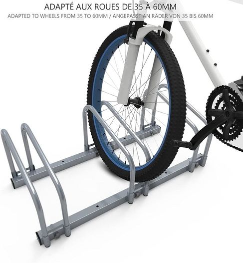 NEW SALE | 3 Bike Stand Floor or Wall mounted bike rack for garage Bicycle Parking rack Cycle Storage Locking Stand