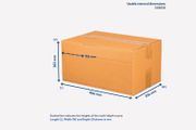 Multi-Depth Single Wall Cardboard Boxes - 406 mm x 356 mm x 203 mm