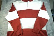 Levi's Mens White/Brown Fillmore Rugby Hoodie Size 2XL - Relaxed Fit