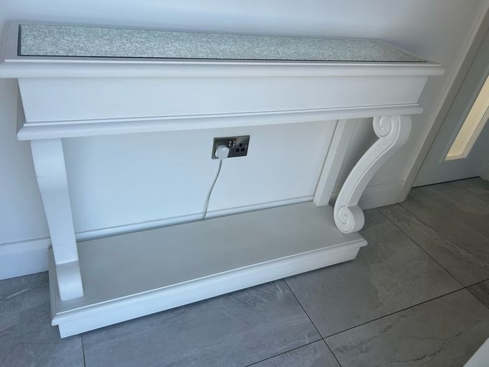 White Console Table