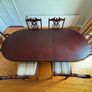 Mohogany Dining Table & Chairs Image 2