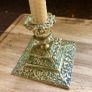 brass candle holders Image 2