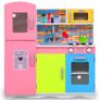Kids' Play Kitchen MDF 80x30x85 cm Multicolour Image 4