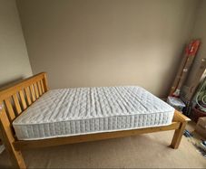 single bed and matress