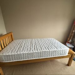 single bed and matress