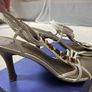 Leather Gino Ventury sandals with embroidery details size 5 Image 4