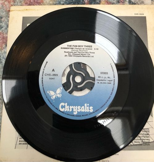 The Fun Boy Three - Summertime (1982) 7" Spain