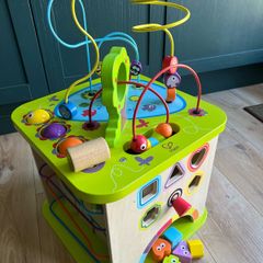 Country Critters Wooden Activity Play Cube by Hape