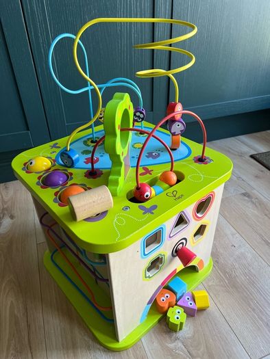 Country Critters Wooden Activity Play Cube by Hape