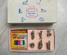 Birthday Candle Holders - Pewter