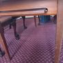 Mahogany Dining Table Extendable 155 x 90cm (L 194 x W  90cm with leaf)  Mahogany Image 2