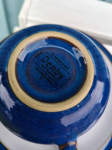 28 piece Denby Imperial Blue Dinnerware