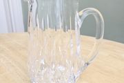 Large Heavy Crystal Water Jug