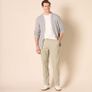 Skinny-Fit Casual Stretch Chino Pants beige brown khaki Image 5