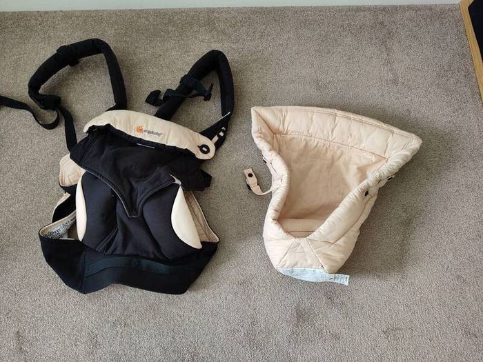 Ergobaby Omni 360 carrier with a newborn insert