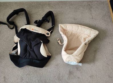 Ergobaby Omni 360 carrier with a newborn insert