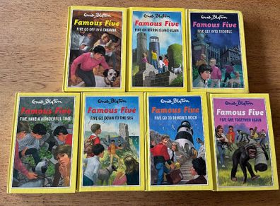 Seven Enid Blyton 'Famous Five' Books