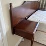 Mahogany headboard and built in bedside lockers Image 5