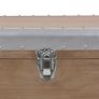 Storage Box Solid Fir Wood 91x52x40 cm Brown Image 8