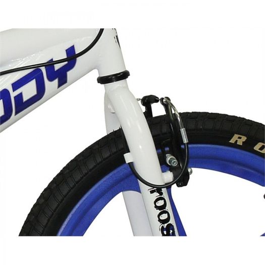 11" Rooster BIG DADDY, 20" Blue Skyway Mags, White