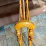 Antique Victorian Style Free Standing Pine Country Wooden Towel Rail Stand Rack Image 5